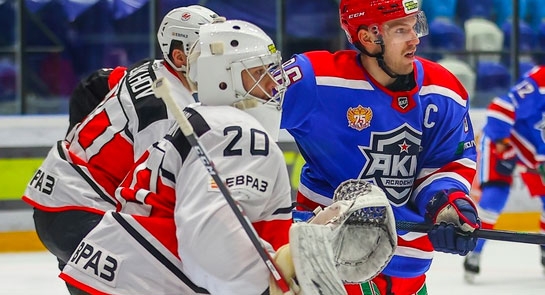 Никита Лысенков имеет максимальный процент отражённых бросков в ВХЛ